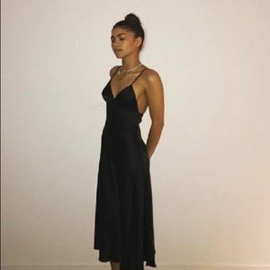 Daya by Zendaya midi black dress